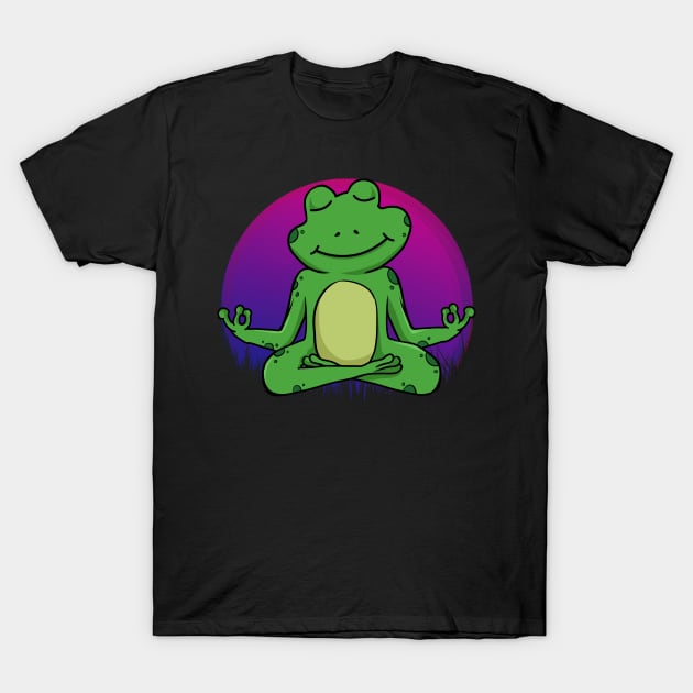 Yoga Frog T-Shirt by RockReflections